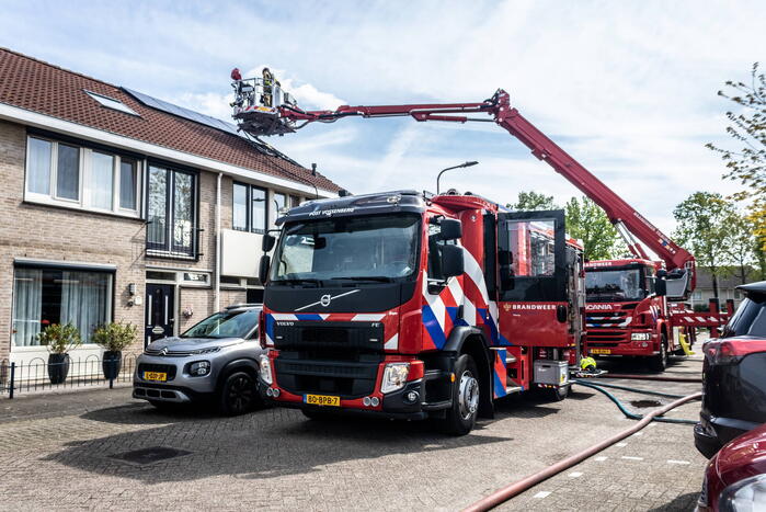 Veel rookontwikkeling bij uitslaande woningbrand