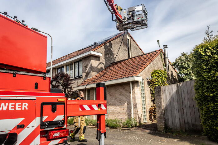Veel rookontwikkeling bij uitslaande woningbrand