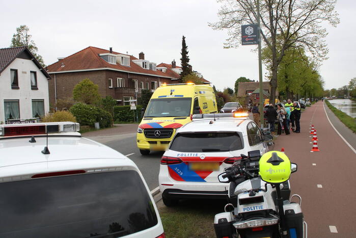 Twee fietsers betrokken bij aanriiding