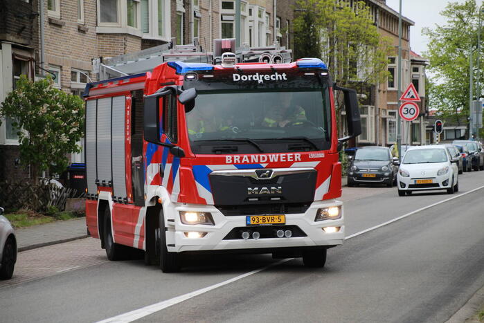 Brand in woning snel geblust