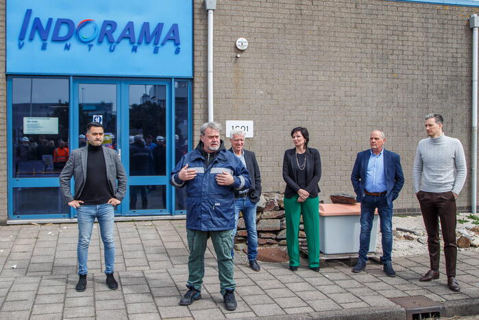Personeel Indorama protesteert tegen aangekondigde sluiting