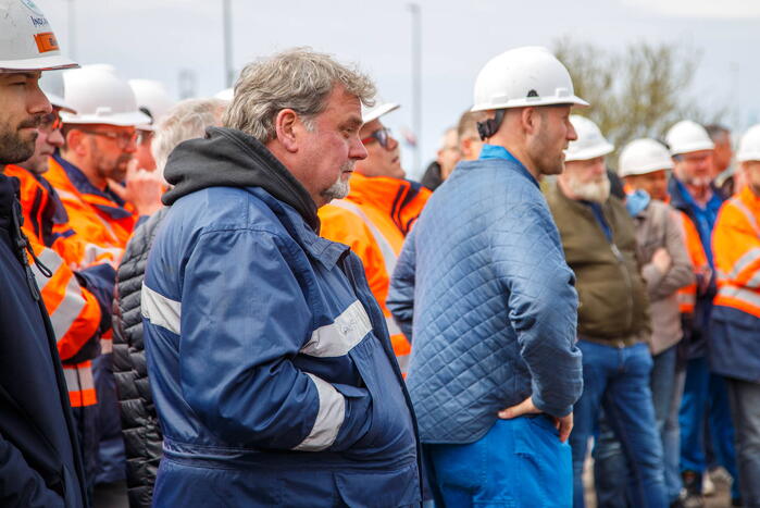 Personeel Indorama protesteert tegen aangekondigde sluiting