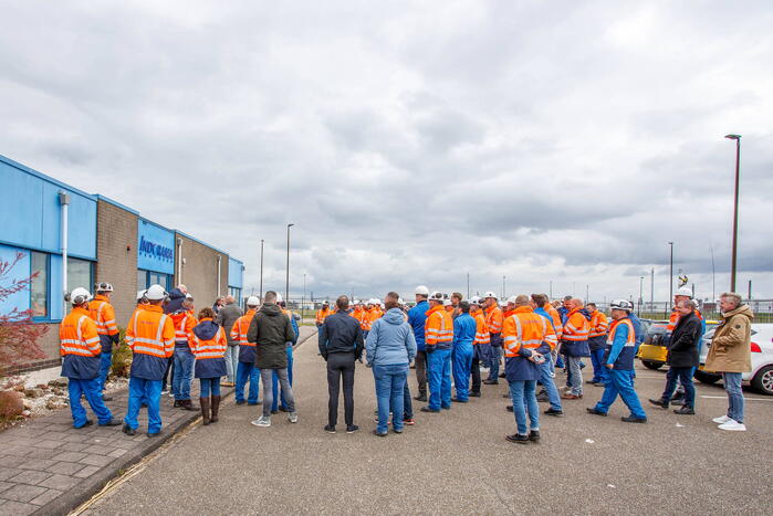 Personeel Indorama protesteert tegen aangekondigde sluiting