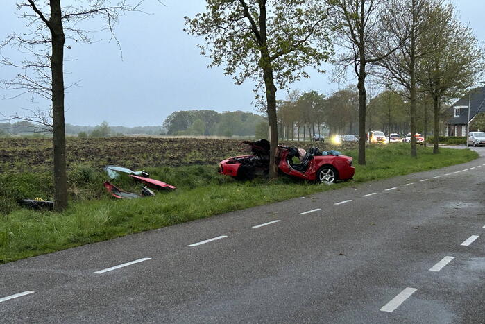 Persoon bekneld na ernstig ongeval
