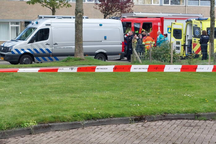 Mogelijk explosieven gevonden, omgeving afgezet explosieven Opruimingsdienst Defensie ingeschakeld