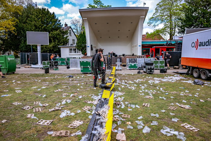 Koningsdag rumoerig afgesloten