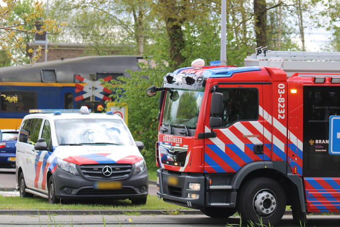 Treinverkeer gestremd vanwege aanrijding