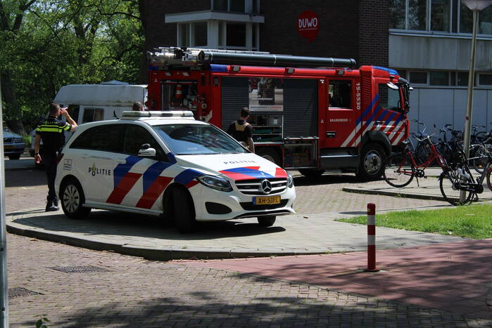 Brand in flat snel onder controle