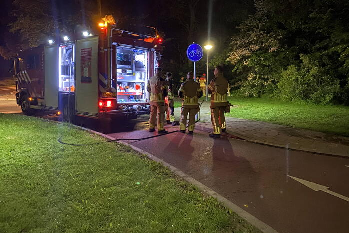 Scooter volledig uitgebrand