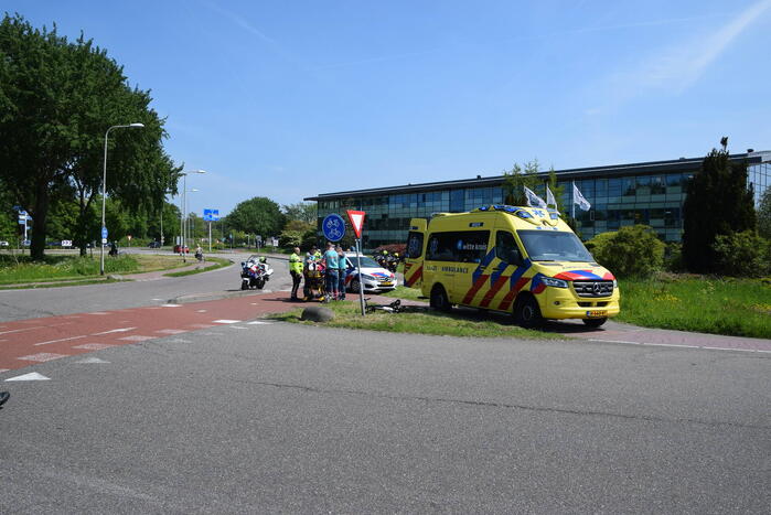 Fietser gewond bij ongeval op oversteekplaats