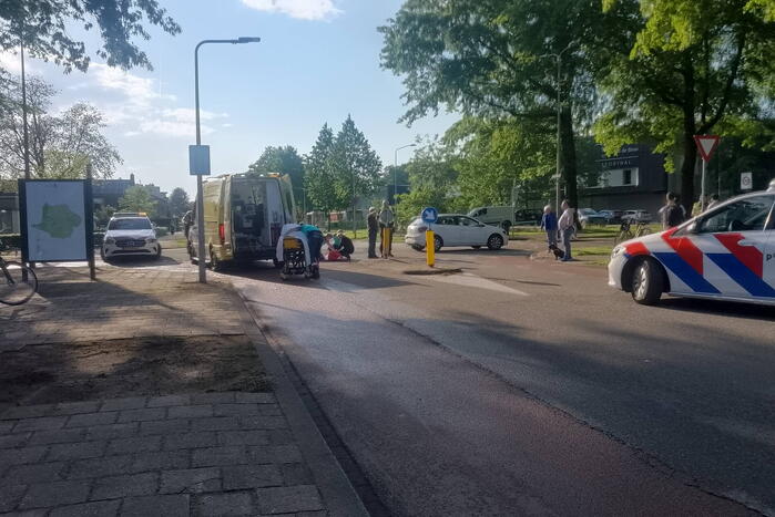 Fietser gewond bij aanrijding met automobilist