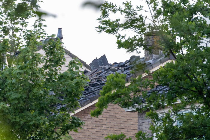 Enorme schade na explosie in woning