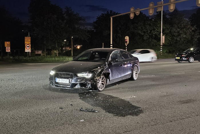 Motorrijder gewond bij aanrijding