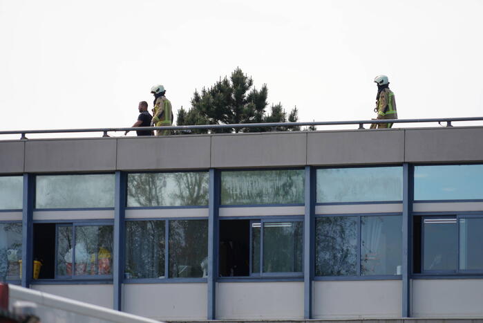 Ontruiming van AZC na brand in keuken