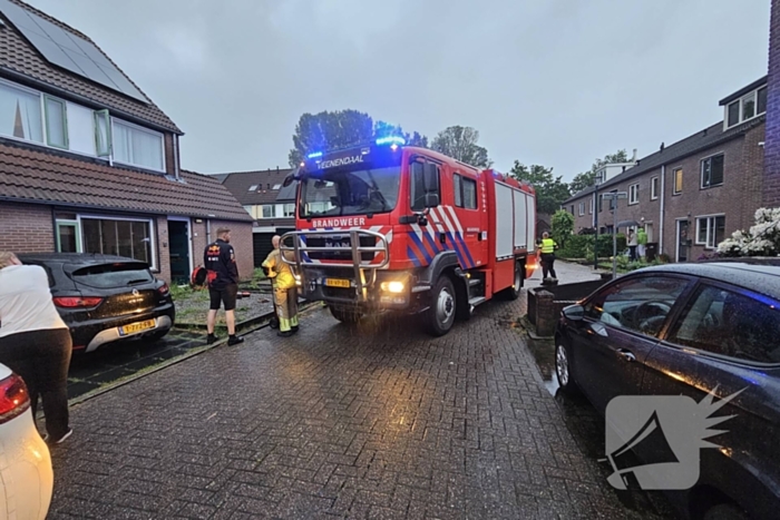 Persoon gewond bij woningbrand