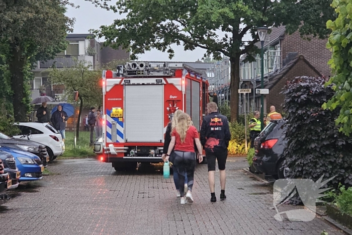 Persoon gewond bij woningbrand