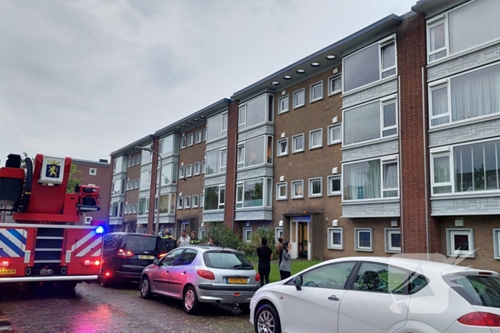 Flinke rookontwikkeling bij brand in flat