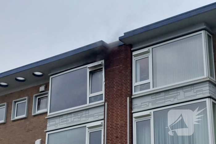 Flinke rookontwikkeling bij brand in flat