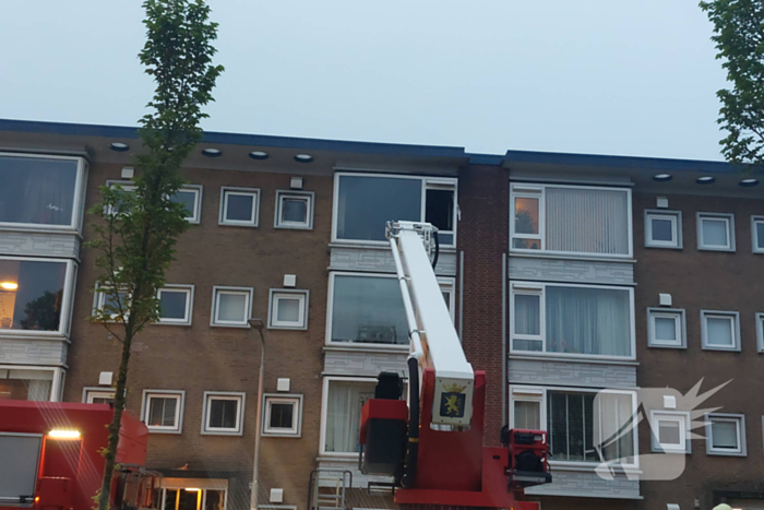 Flinke rookontwikkeling bij brand in flat