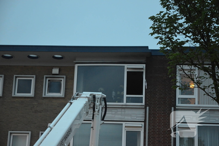 Flinke rookontwikkeling bij brand in flat