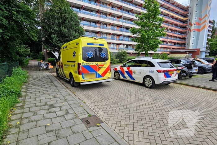 Postnl bezorger in botsing met fatbike