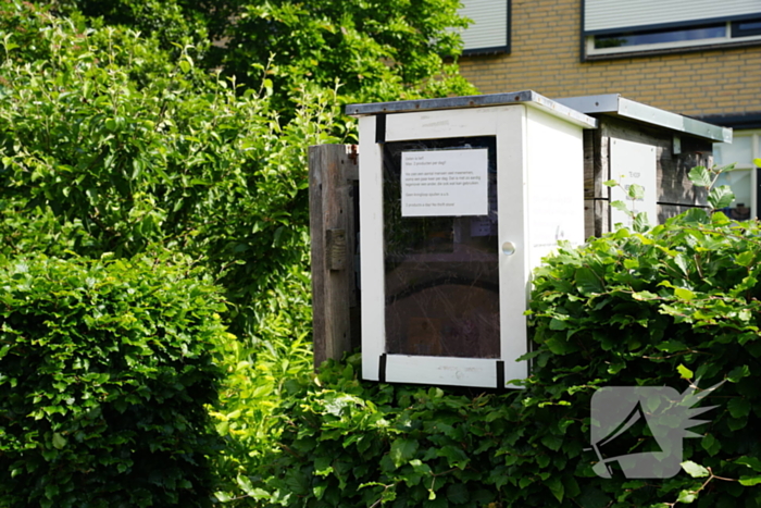 Minderbedeelde slachtoffer van baldadigheid bij buurtkast