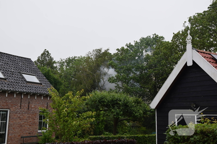 Felle brand verwoest schuur bij woning