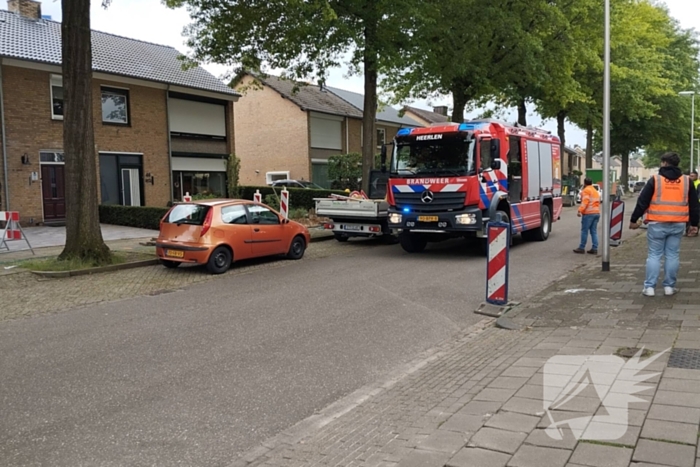 Gaslekkage na werkzaamheden glasvezel