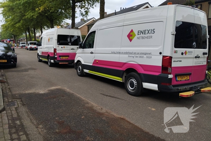 Gaslekkage na werkzaamheden glasvezel