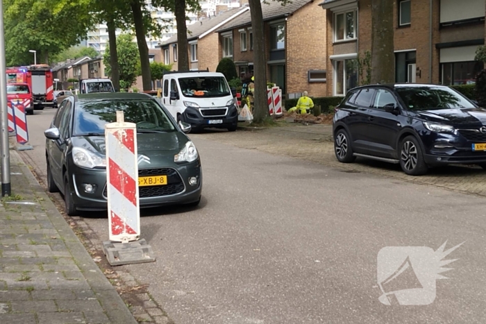 Gaslekkage na werkzaamheden glasvezel