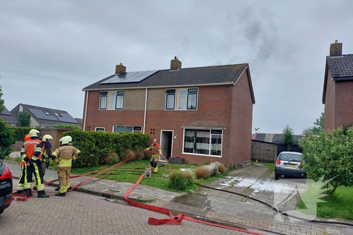 Brand op zolder snel onder controle