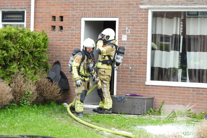 Brand op zolder snel onder controle