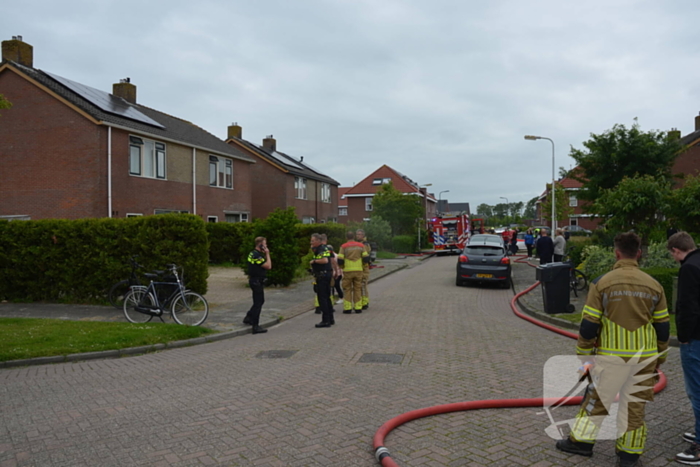 Brand op zolder snel onder controle