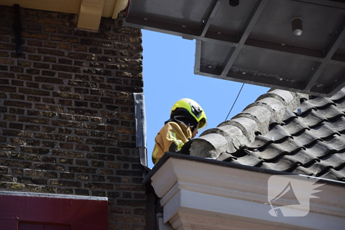 Brandweer aanwezig voor vogelnest