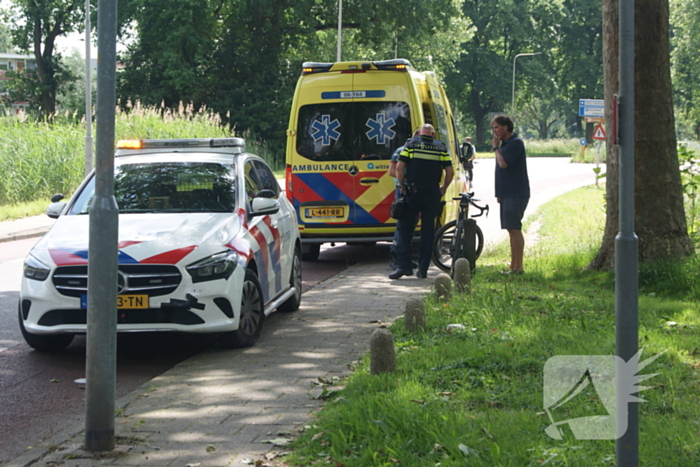 WIelrenner naar het ziekenhuis na ongeval