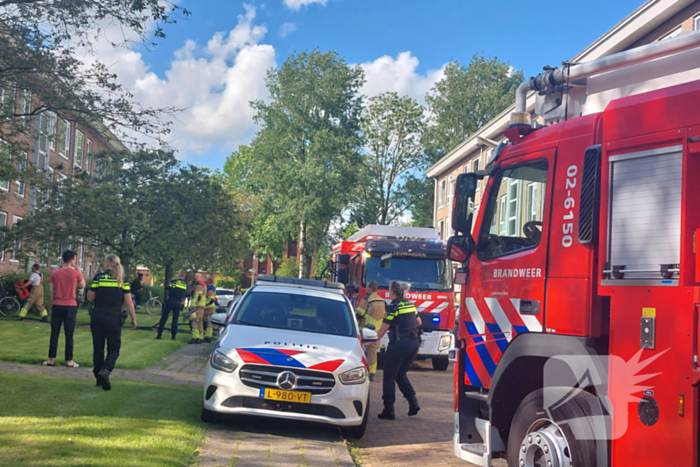 Brand in appartementcomplex