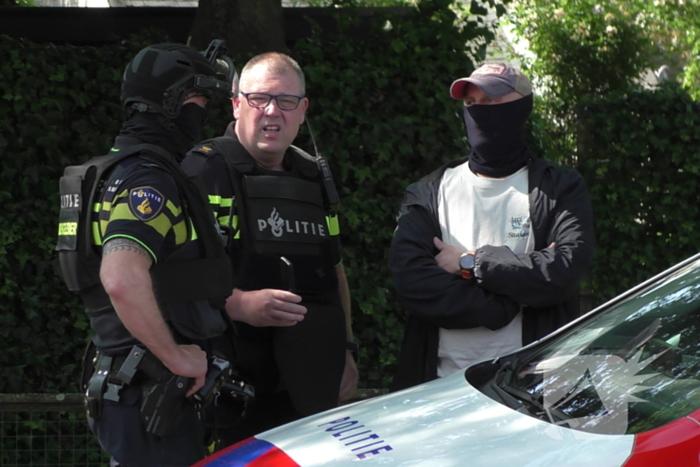 Massale politie-inzet voor verdachte situatie