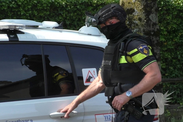 Massale politie-inzet voor verdachte situatie