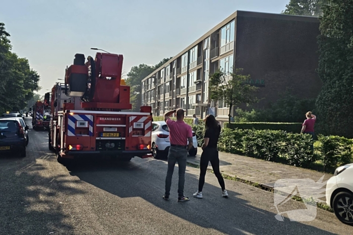 Flinke rookontwikkeling bij brand in flatwoning