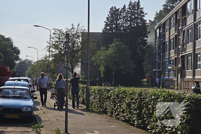 Flinke rookontwikkeling bij brand in flatwoning