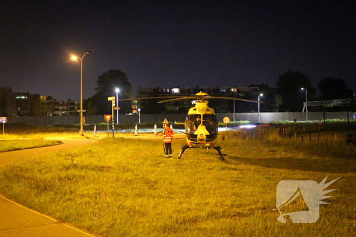 Traumateam assisteert bij medisch incident