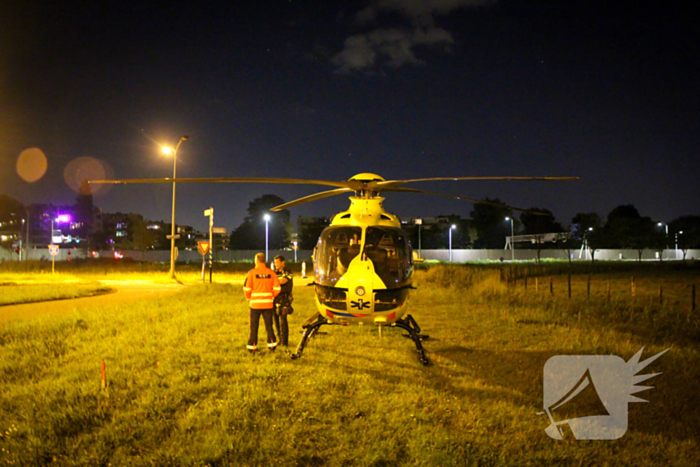 Traumateam assisteert bij medisch incident