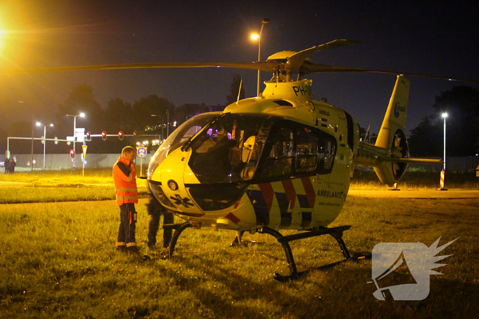 Traumateam assisteert bij medisch incident