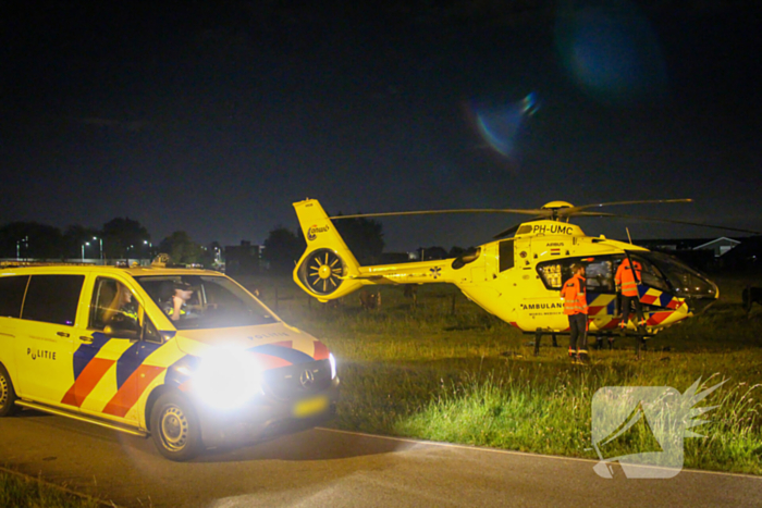 Traumateam assisteert bij medisch incident