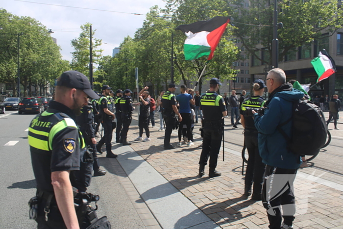 Politie grijpt in bij demonstraties