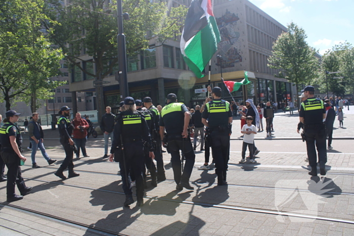 Politie grijpt in bij demonstraties