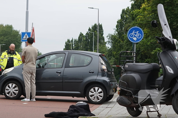 Traumateam ingezet voor ongeval met scooter