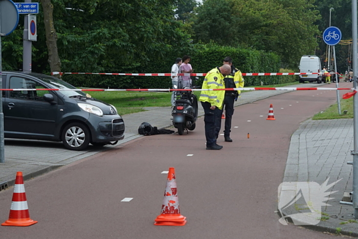 Traumateam ingezet voor ongeval met scooter