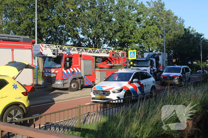 Persoon te water, hulpdiensten groot ingezet