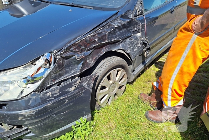 Fikse schade bij ongeval op snelweg
